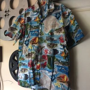 Hawaiian big Island man shirt XXL